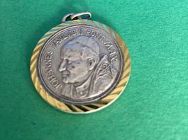 Vergoldet Anhänger “Johannes Pavlvs II”