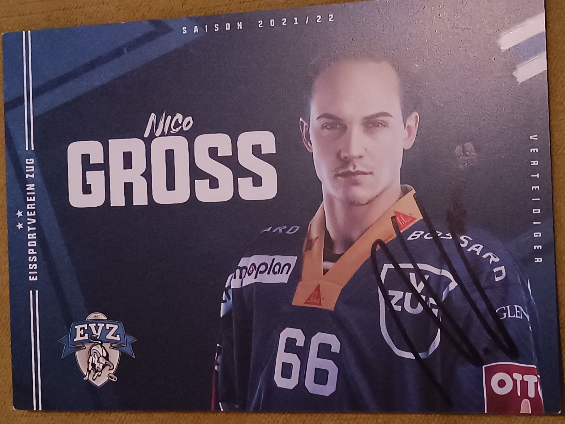 Autografi: Nico Gross - EVZ - original signierte Autogrammkarte – Usato da Menziken venduto da Autogramme