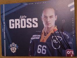 Nico Gross - EVZ - original signierte Autogrammkarte