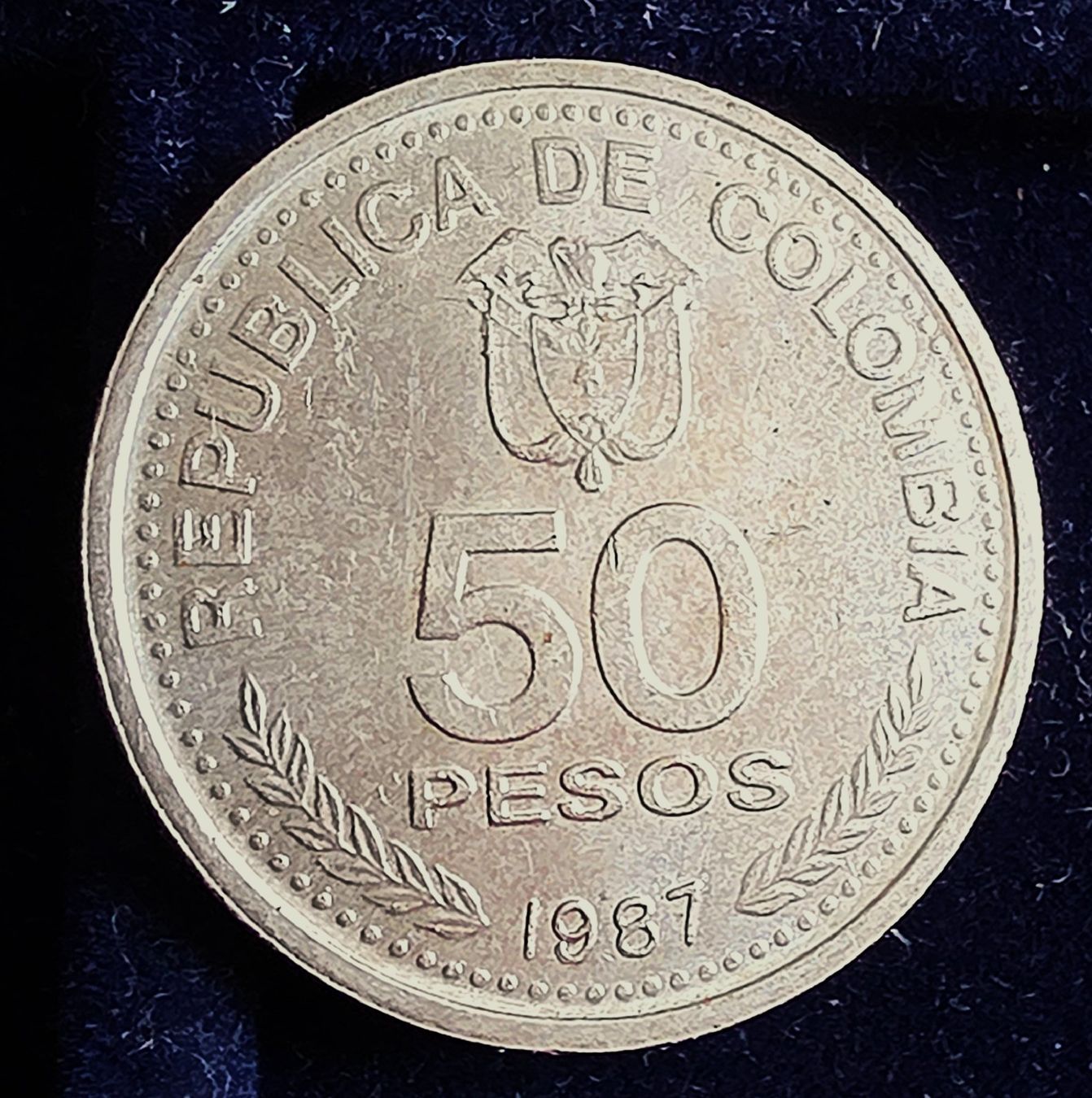 Tutti le monete: KOLUMBIEN 50 PESOS 1987 – Usato da winterthur venduto da CoinPassion 1