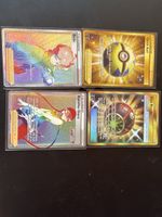 Pokemon Sammelkarten 4 Stück Trainer Gold Rainbow