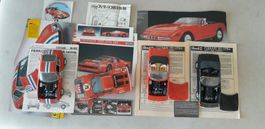 Ferrari Set 365 GBT/4, 365 GT4 BB, 365 Daytona Racing 1:24
