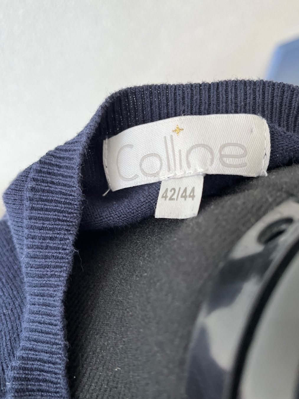 Maglioni & Felpe: Blaue Umstandsstrickjacke Gr. 42/44 – Usato da Buchs SG venduto da Vrenilein 2