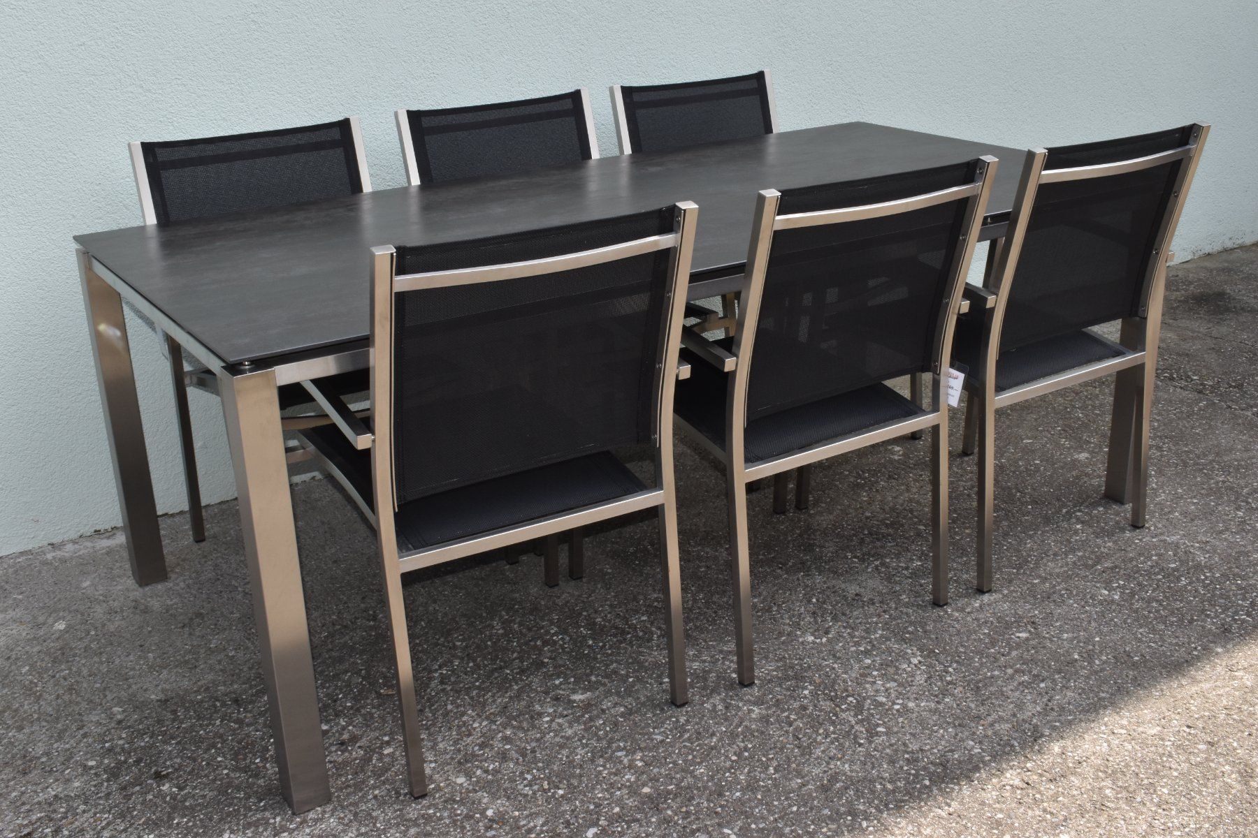 Set di tavolo e panche: Aktion Keramiktischset – Nuovo e nell'imballaggio originale da Wiedlisbach venduto da isopaneel