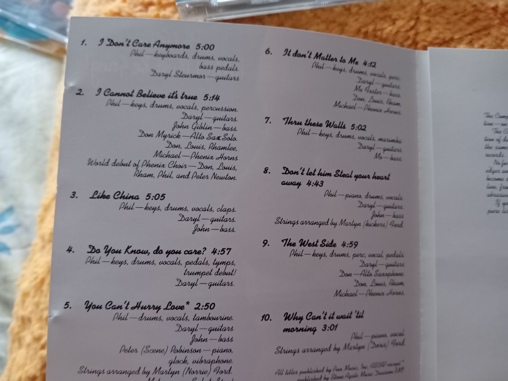 CDs: CD Phil Collins – Gebraucht aus Witterswil von hele04 1