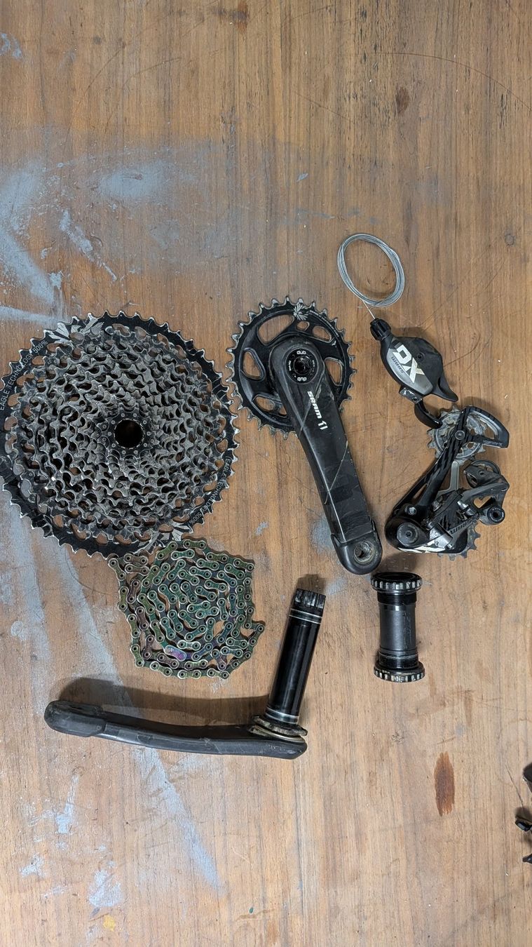 Sram Ersatzteile: SRAM X01 Eagle 12 Fach Komplettgruppe – Gebraucht aus Interlaken von Yeti_ 1