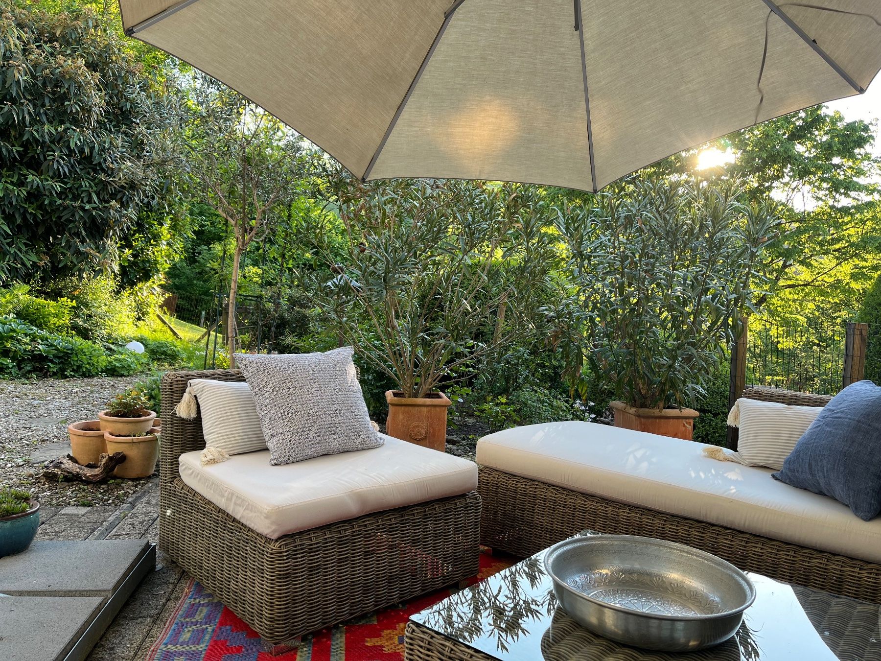 Sedie a sdraio: Garten Lounge Set Kunstrattan – Usato da Embrach venduto da whywhy8 2