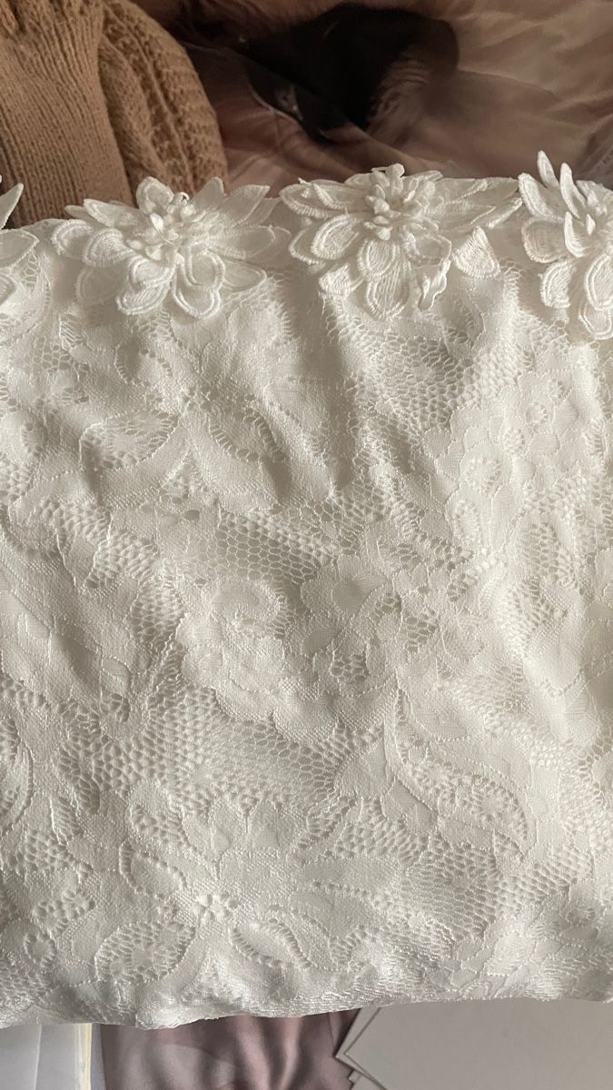 Vestiti: Kleid Spitze weiss Grösse L-XL neu – Nuovo (secondo la descrizione) da Trimbach venduto da Alessia75 4