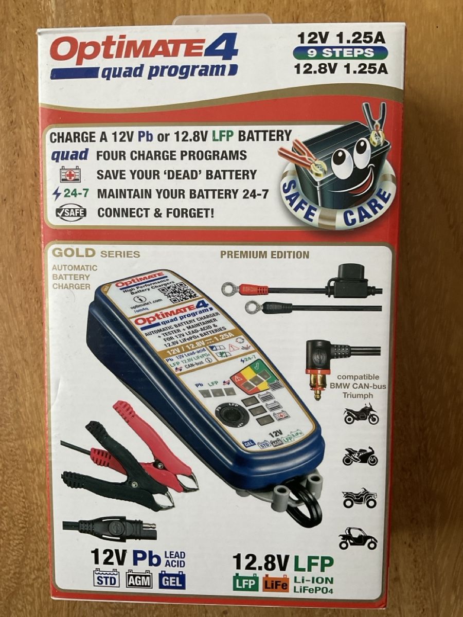 Batterieladegeräte: Optima 4 Quad program - Ladegerät – Neu und originalverpackt aus Wohlen AG von Glueckspi8