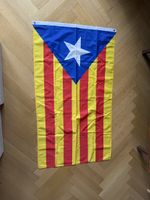 Flagge Katalonien Estelada 150x90cm neuwertig