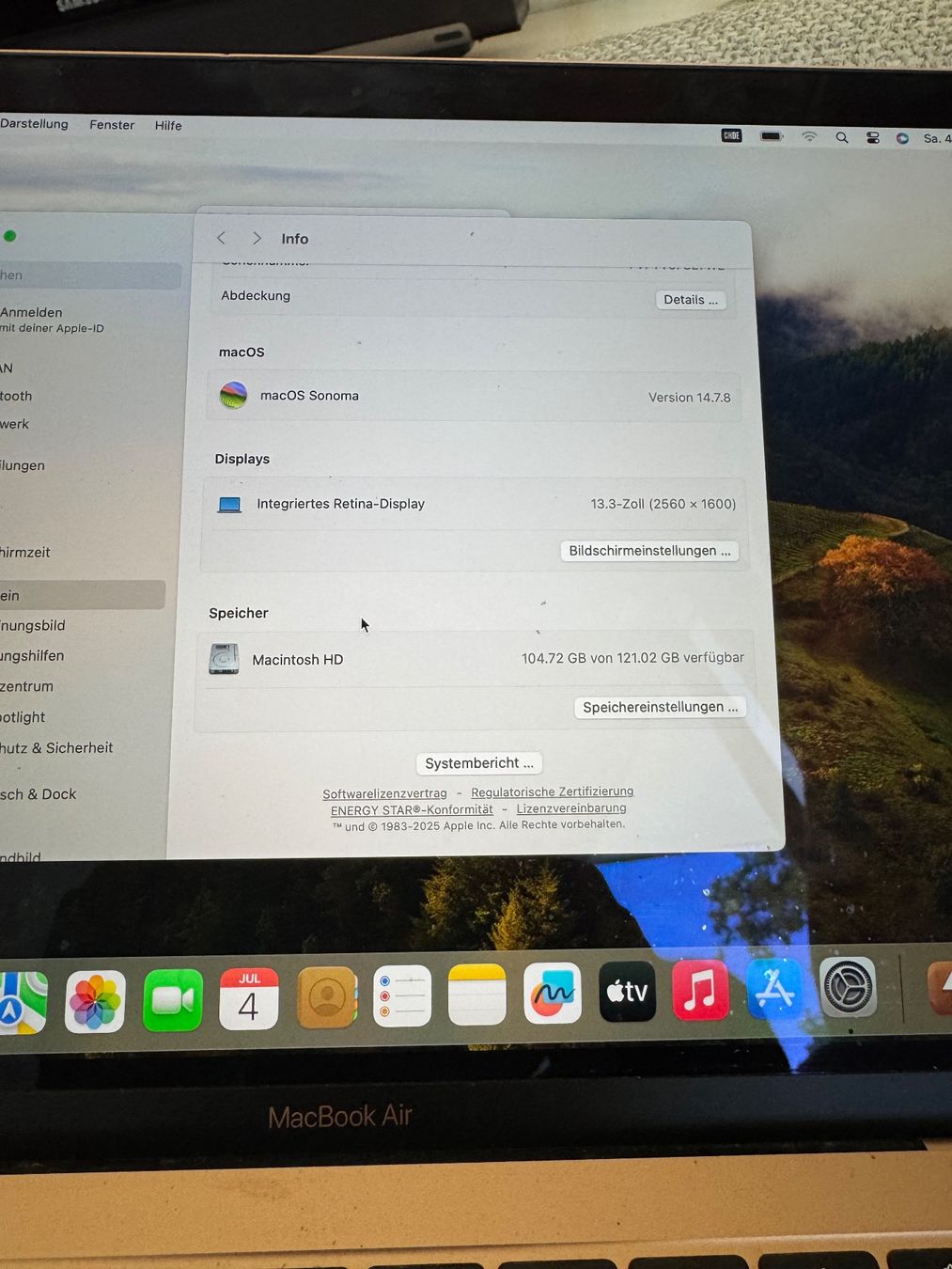 Apple Notebook: MacBook Air Retina, 13 Zoll – Usato da Adliswil venduto da Busys 5