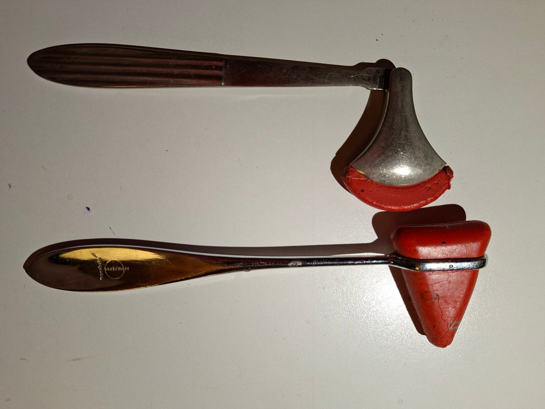 Attrezzature mediche: Reflexhammer Set: Trömner & Berliner Hammer - antik! – Usato da Weiningen ZH venduto da Annakatharina 1