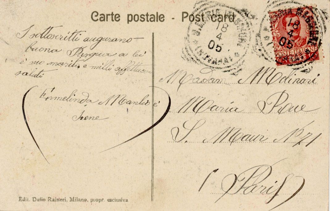 Ansichtskarten: Simplon - Tunnel ISELLE - BRIG  -  Dampfeisenbahn   um 1905 – Gebraucht aus Brig von Valcards54 1