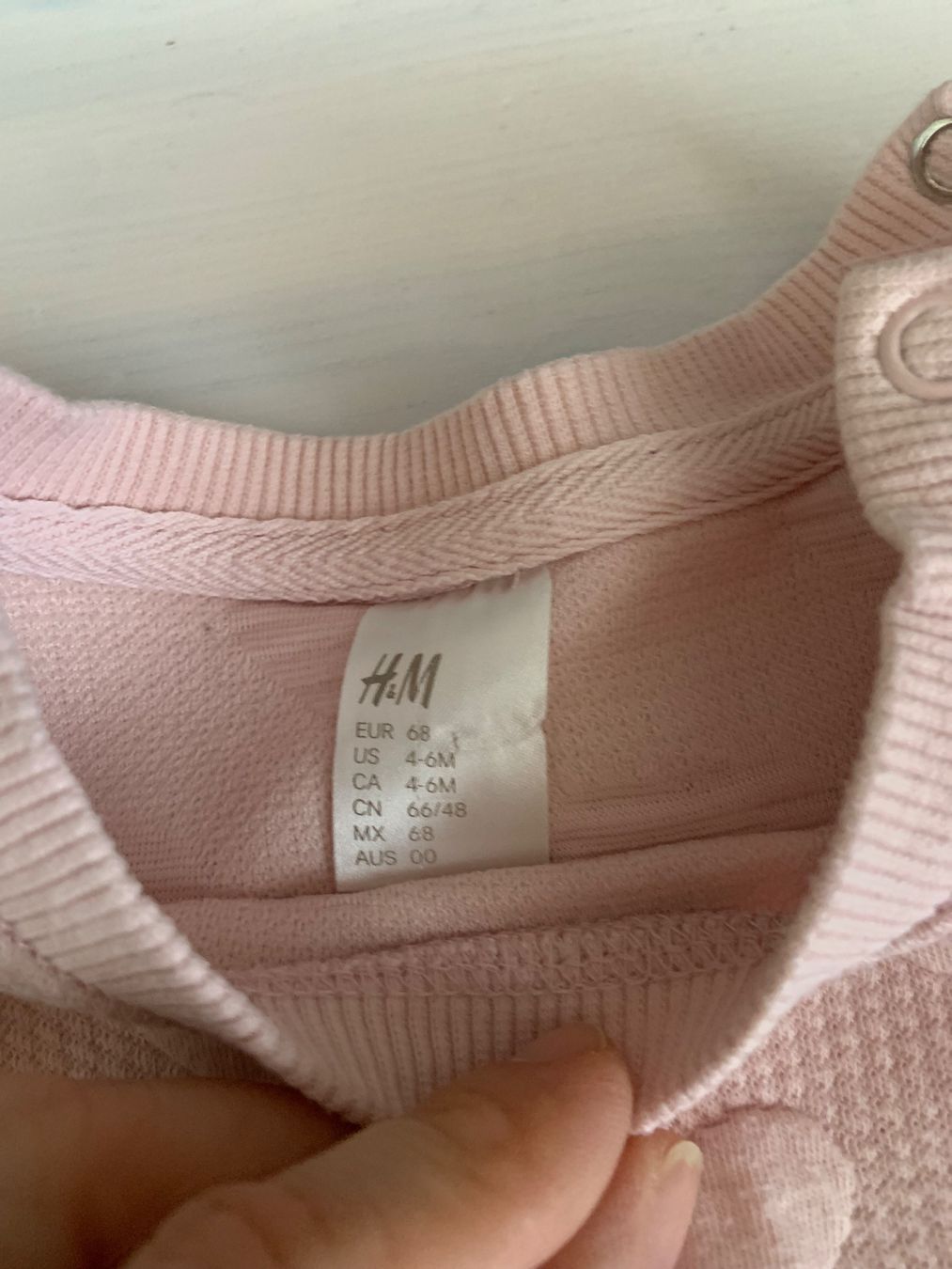 H&M Pullover & Sweatshirts: Herz Pulli rosa 68 – Gebraucht aus Birmensdorf ZH von maca8485 1
