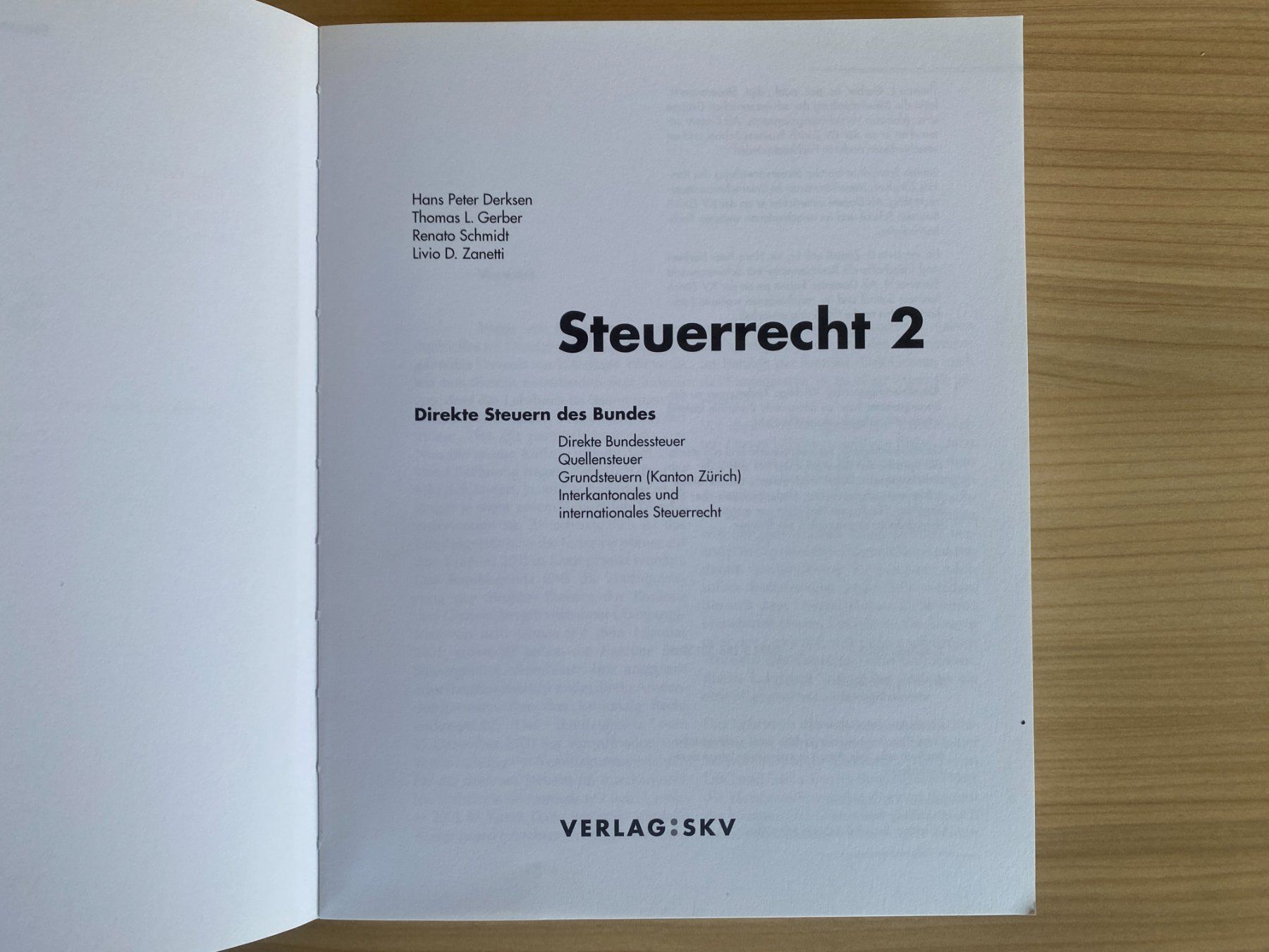 Libri: Steuerrecht 1 + 2 Verlag SKV – Usato da Einigen venduto da Seeland2ndHand 2