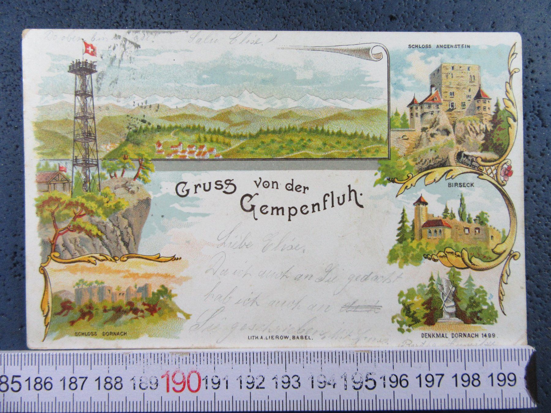 Cartes postales: GEMPENFLUH  1902 GEMPEN SO AK – D'occasion à Ettingen par Hausi4711