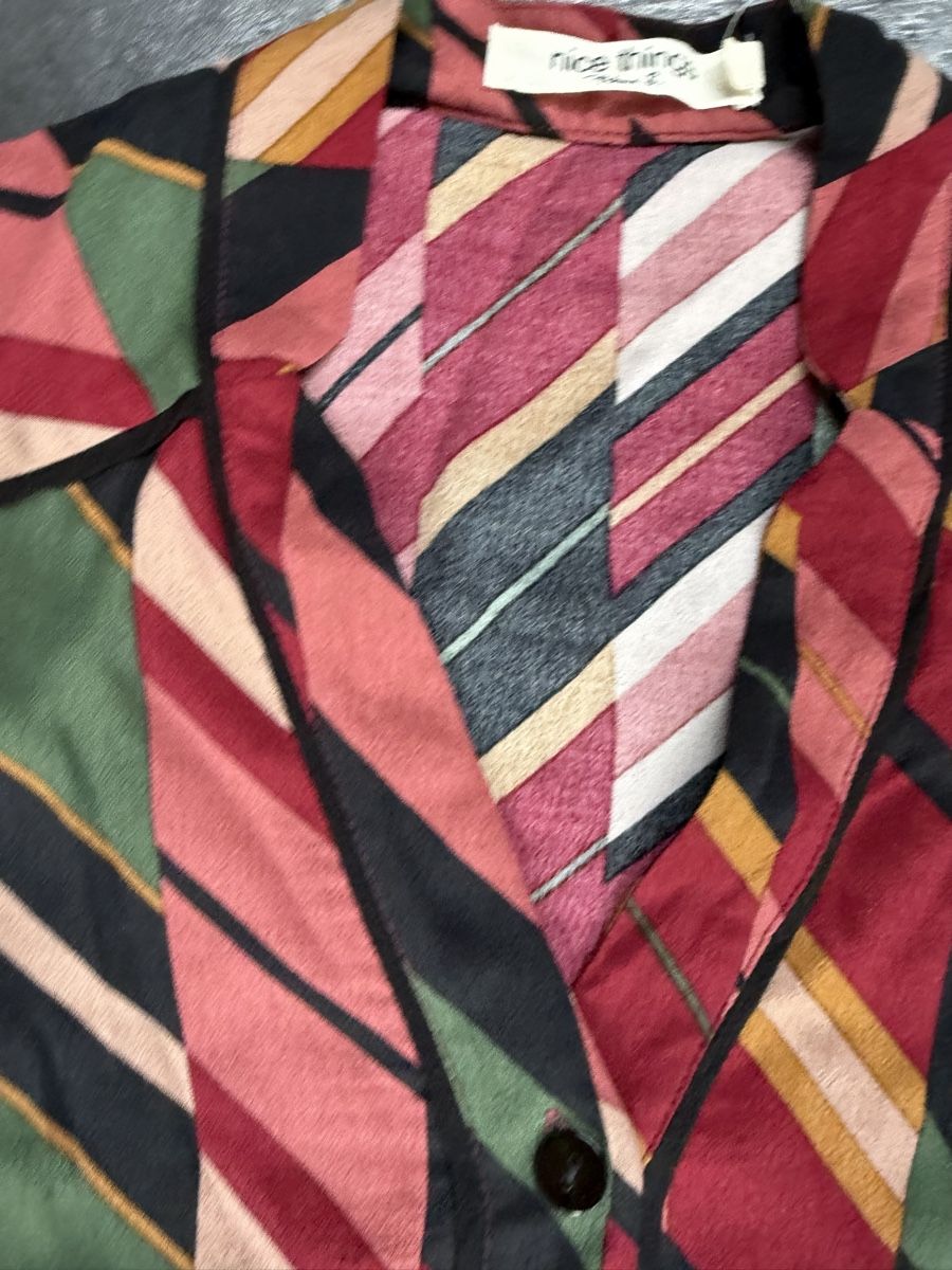 Blusen: Nice Things Bluse, Gr. S, Rot/Bunt, Top Zustand! – Gebraucht aus Chur von simhofstr 2