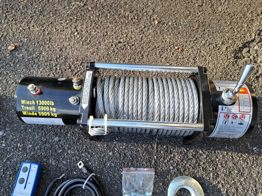 Kabelloses Seilwinden-Fernbedienungs-Set 12V/24V – 15m Reichweite, Für Offroad-Fahrzeuge, Anhänger & Hydraulikpumpen
