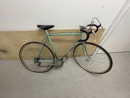 Rennvelo Motobecane hellgrün gebrauchter Zustand