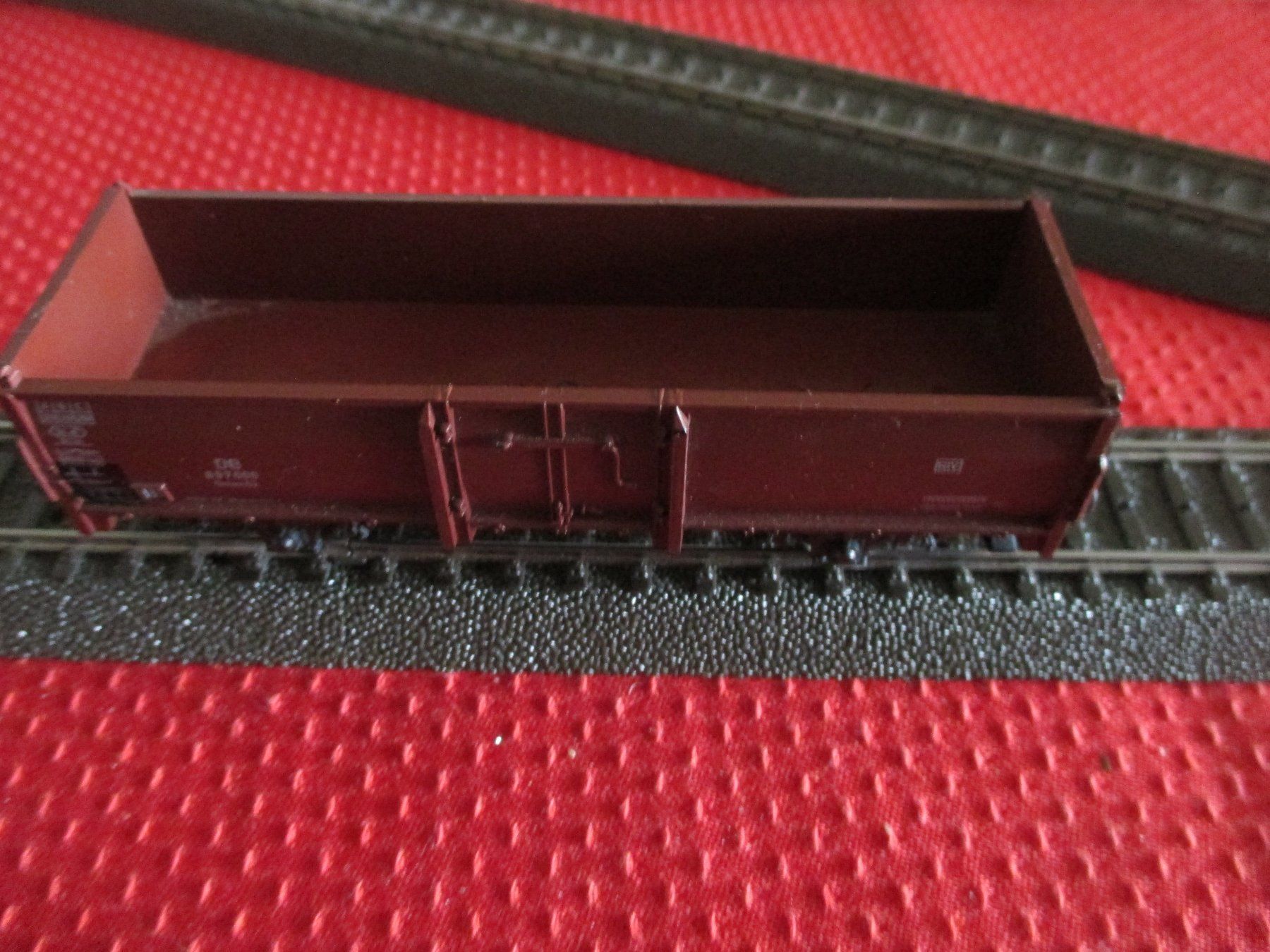 Roco Modellini di ferrovie: Roco Güterwagen H0 DC DB Omm52 – Usato da Breitenbach venduto da anti11