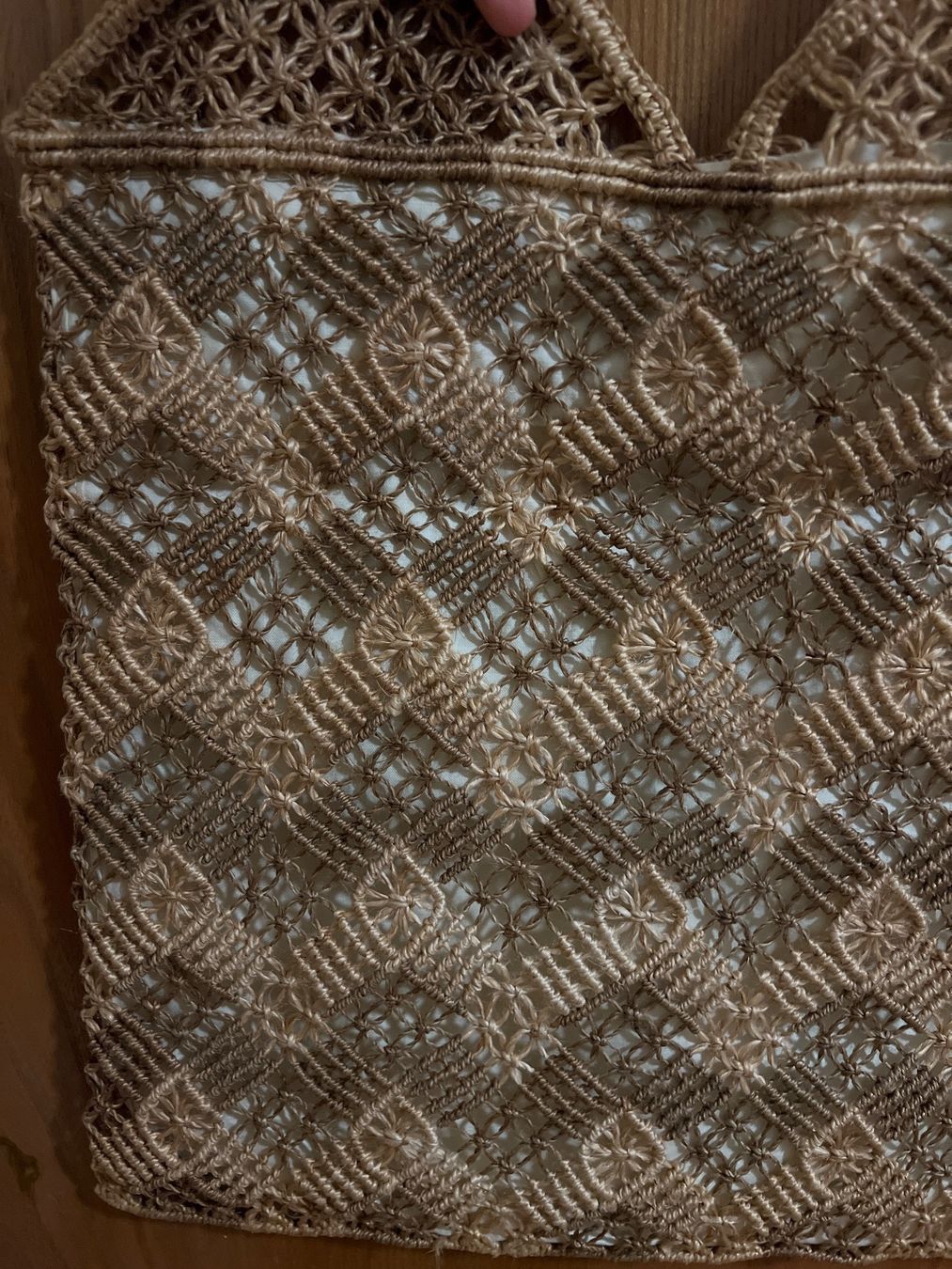 Borse da donna: Vintage | Macrame Handgemacht  Tasche – Nuovo e nell'imballaggio originale da Basel venduto da SimpleE 1