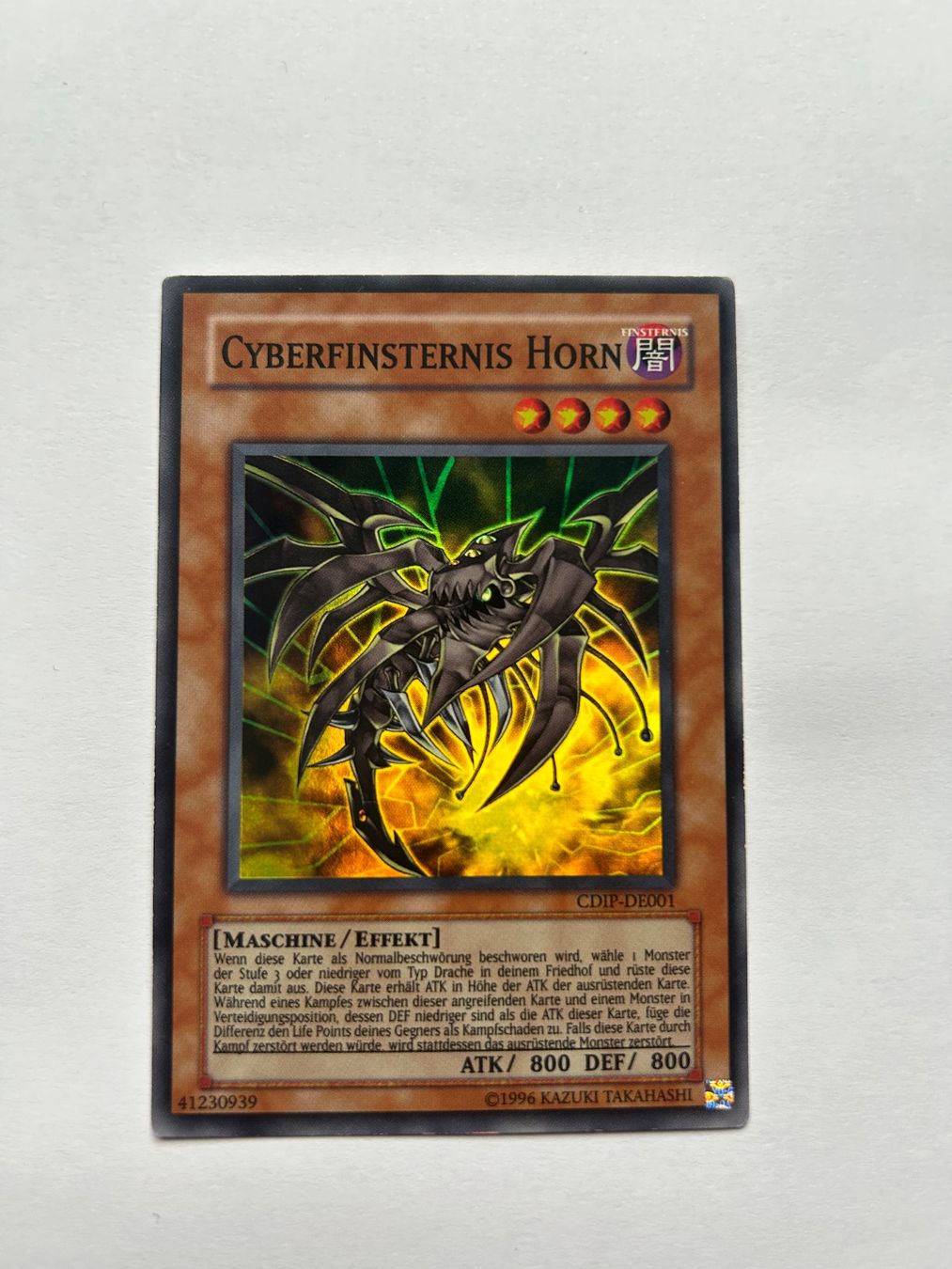 Yugioh Carte collezionabili: Yugioh Cyberfinsternis Horn CDIP – Usato da Basel venduto da Smash050