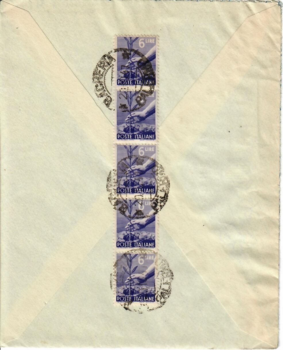 Tutti i francobolli: Brief, Italien 1947 – Usato da Hochdorf venduto da Ziegel-16