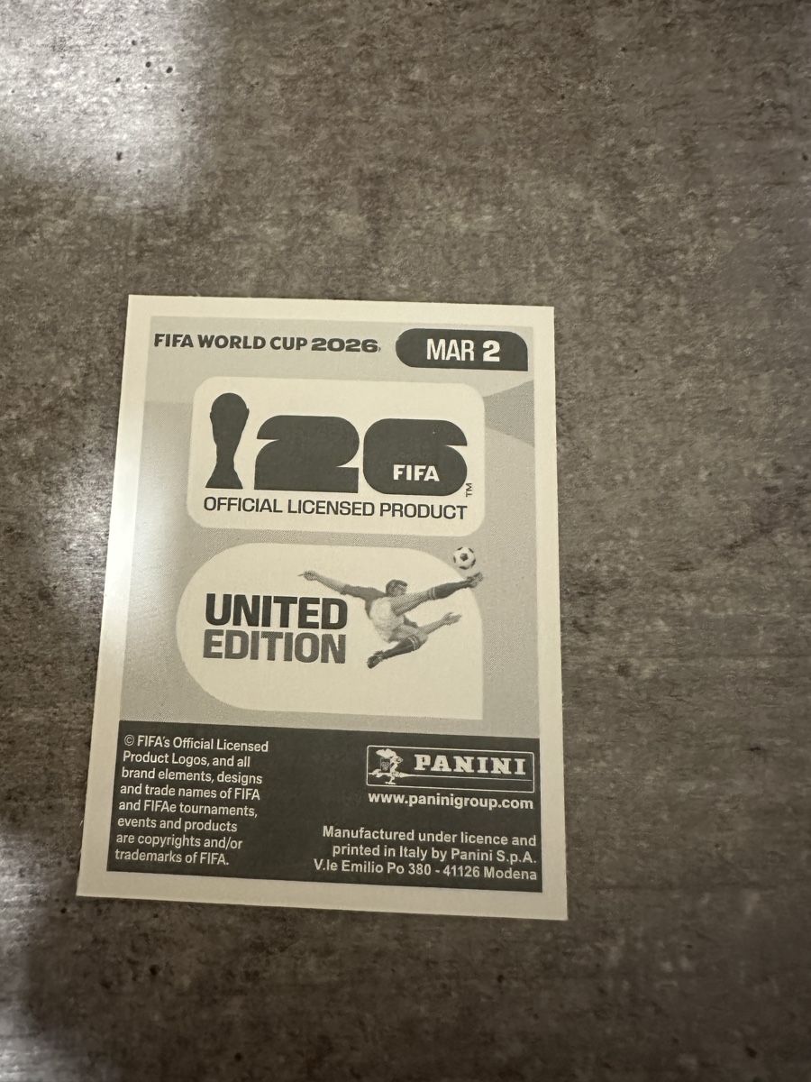 Panini Carte collezionabili: MAR 2 , FIFA WORLD CUP 2026 PANINI  – Nuovo (secondo la descrizione) da Frauenfeld venduto da 1PegPeg1 1