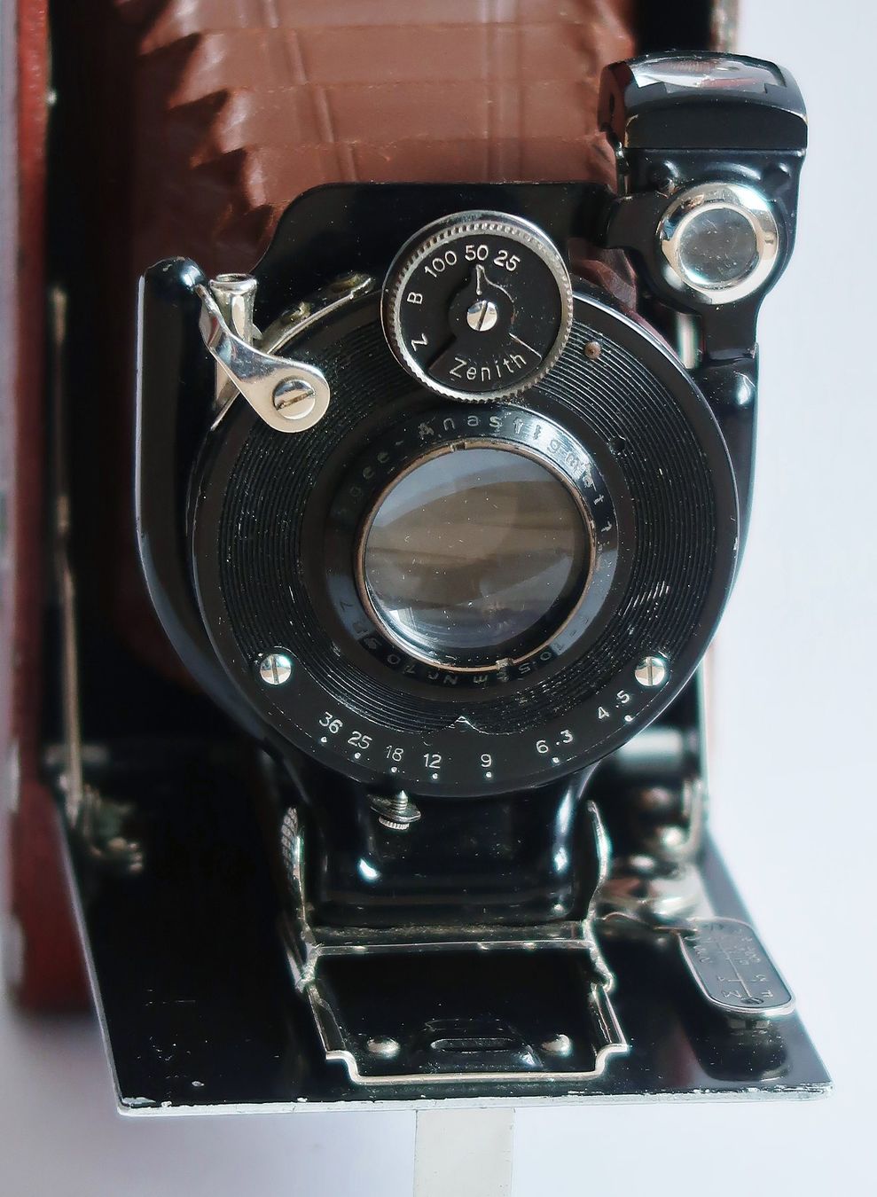 Ihagee Fotocamera: Ihagee Ultrix Simplex 1360 Luxus mit braunem Lederbezug – Usato da Luzern venduto da eAladin 2