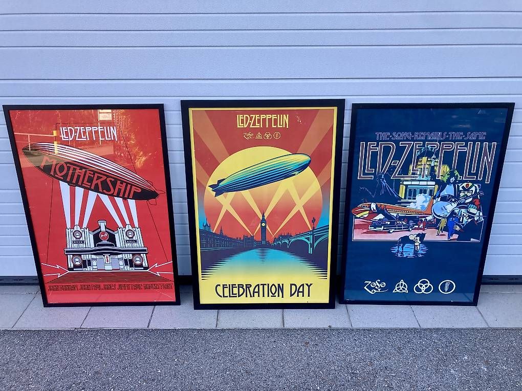 Foto & Immagini: Led Zeppelin poster con cornice – Usato da Ascona venduto da MatDC 2