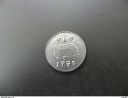 Jeton Bergwerksmarke Huntslaufzeichen Elbeshausen 19 L 1758