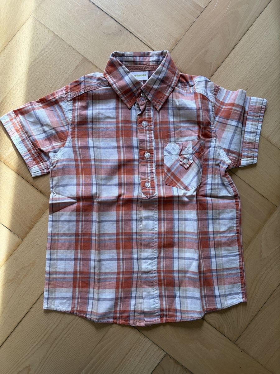 Hemden, T-Shirts & Polos: Chemise à carreaux - taille 110  – Neu und originalverpackt aus Sion von Nelsonkatz