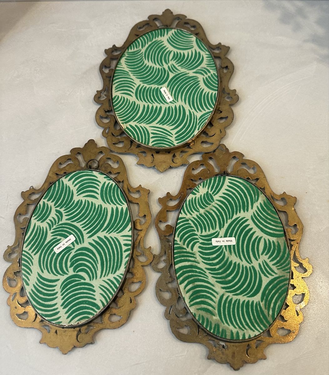 Foto & Immagini: Vintage Rococo Metall Wandbilder Set – Usato da Nebikon venduto da Vanessa2003 8
