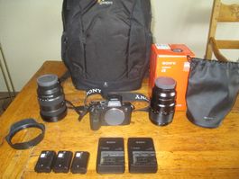 Kit Photo SONY ALPHA 7RIII + divers objectifs et accessoires
