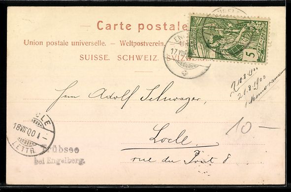 Cartoline postali: AK Trübsee, Hotel Trübsee mit Titlis – Usato da Berlin venduto da bartko-reher 1