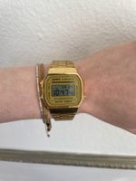 Casio A158WEA-9EF Gold Retro Digital Uhr, Top Zustand!