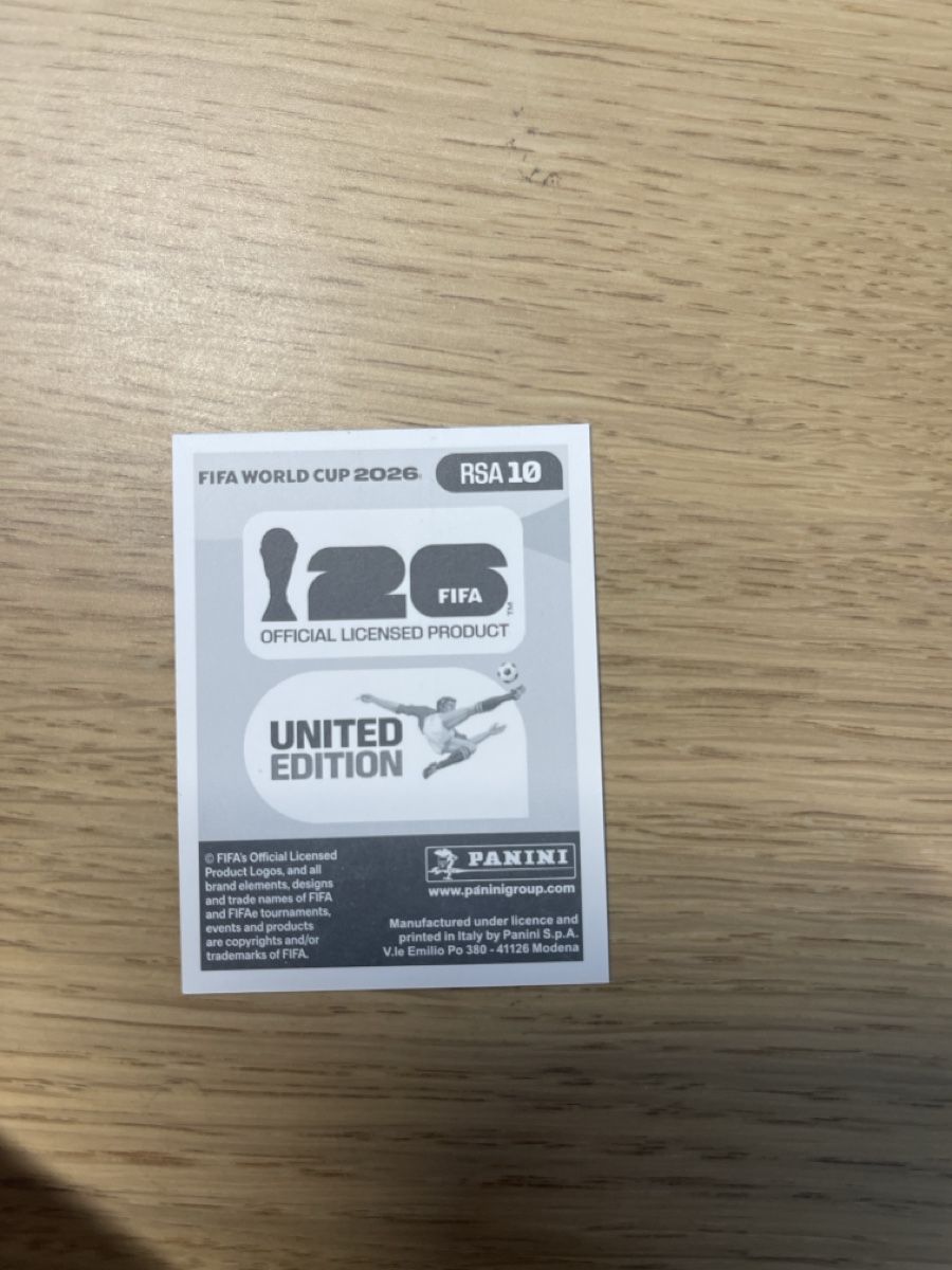 Sticker: Panini FIFA WC RSA 10 – Nuovo (secondo la descrizione) da Lausanne 26 venduto da mar_2ldv 1