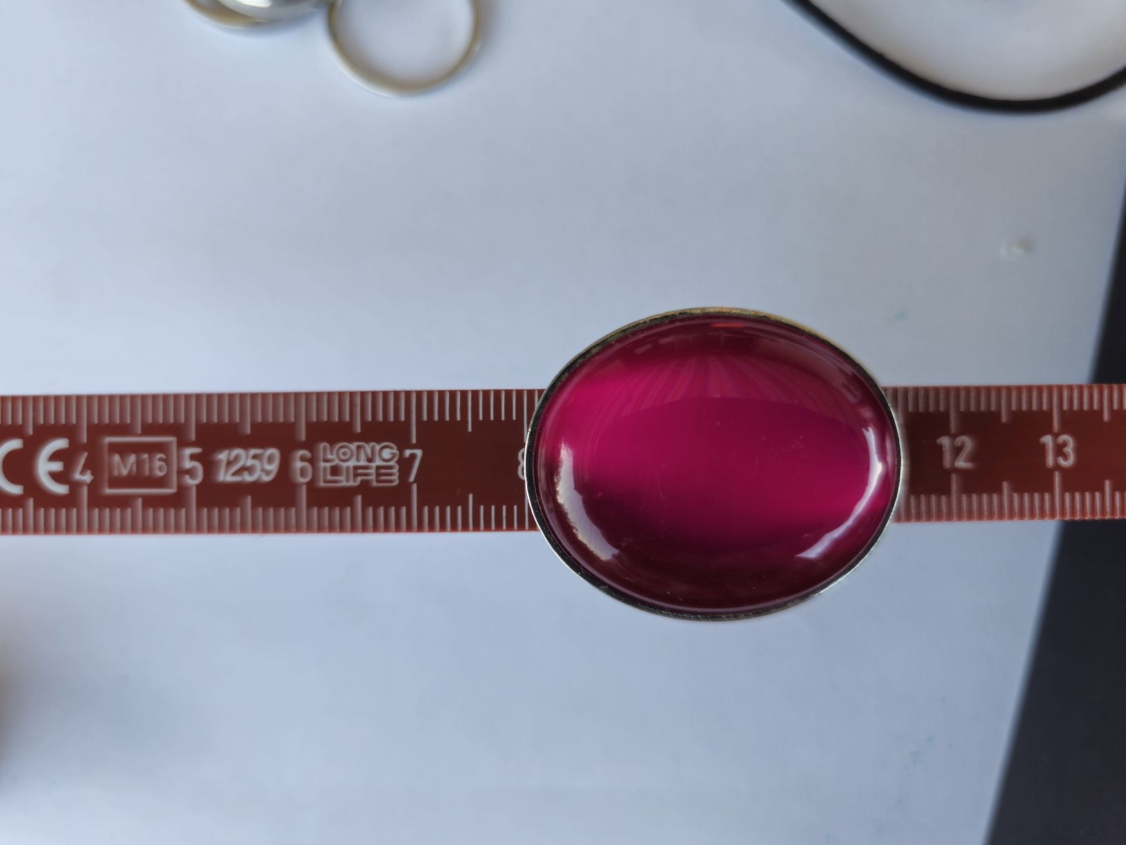 Anelli: Schöner, grosser Ring in pink – Usato da Zuzwil SG venduto da Martino1981 1