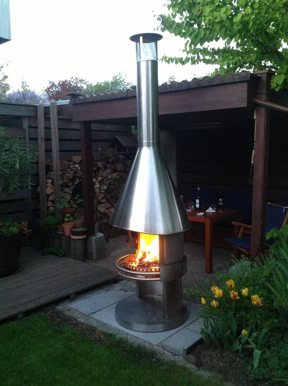 Camini: Cheminée Edelstahl Grillkamin NIRO – Nuovo e nell'imballaggio originale da Au SG venduto da Selwie 5