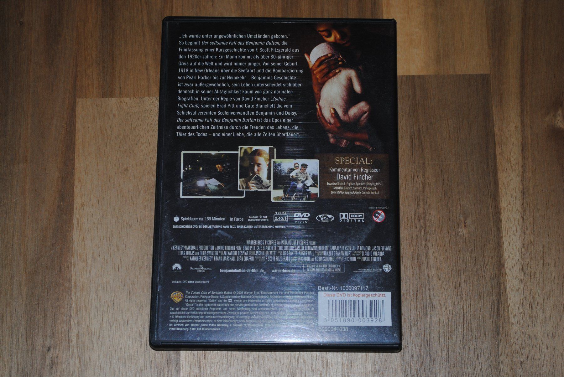 Alle DVDs: Der seltsame Fall des Benjamin Button – Gebraucht aus Olten von prusik02 2
