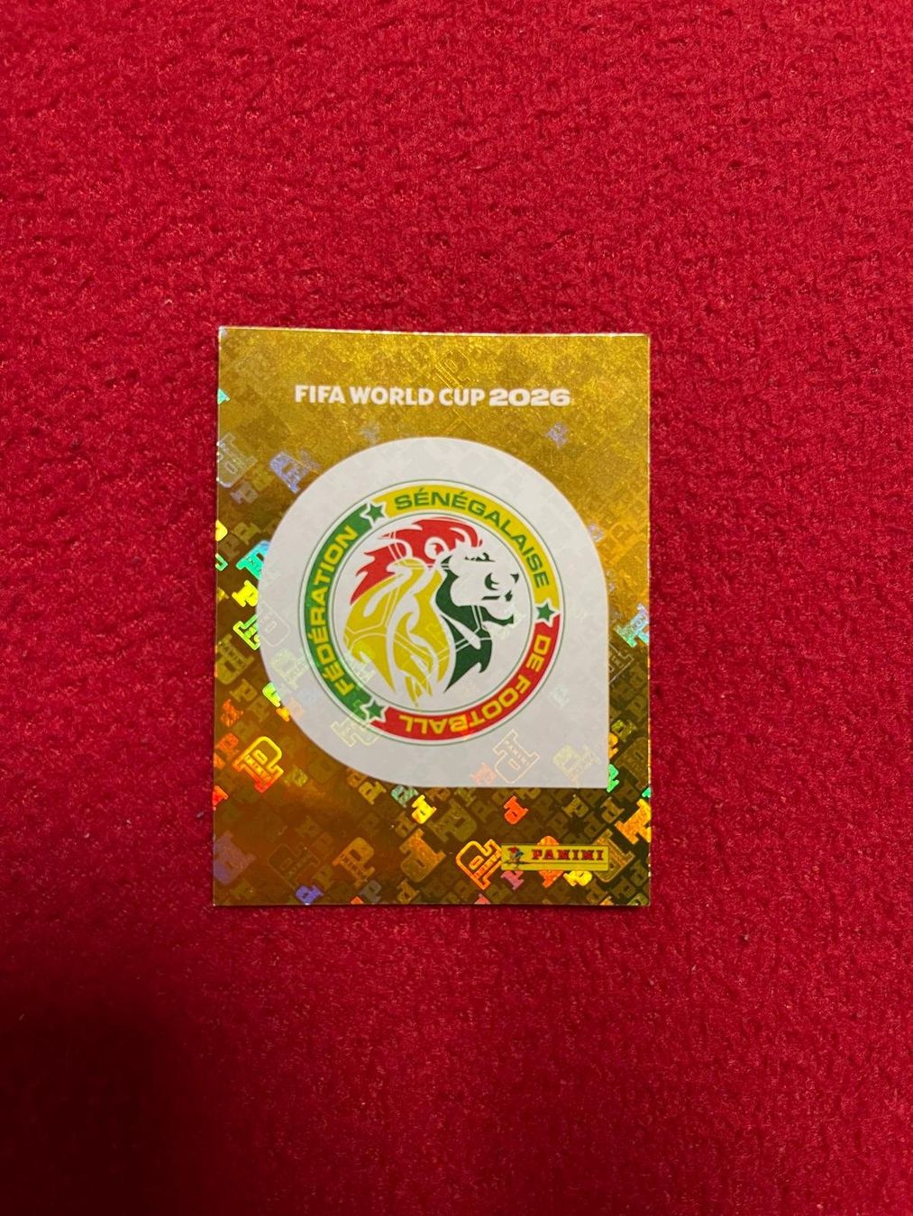 Panini Carte collezionabili: Panini Flage Senegal Gold – Nuovo e nell'imballaggio originale da Uster venduto da v.santos