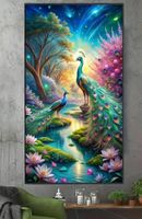 Diamond Painting Pfauen Paar-17-40x70-625