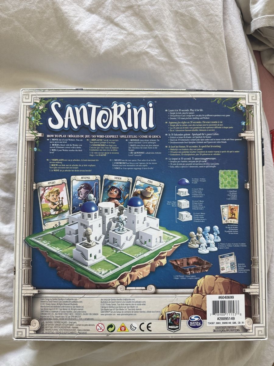 Giochi: Brettspiel Santorini Gordon Hamilton – Usato da Riehen venduto da nat_cf6t 1