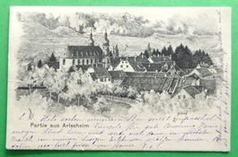 AK Arlesheim Dorfansicht 1905