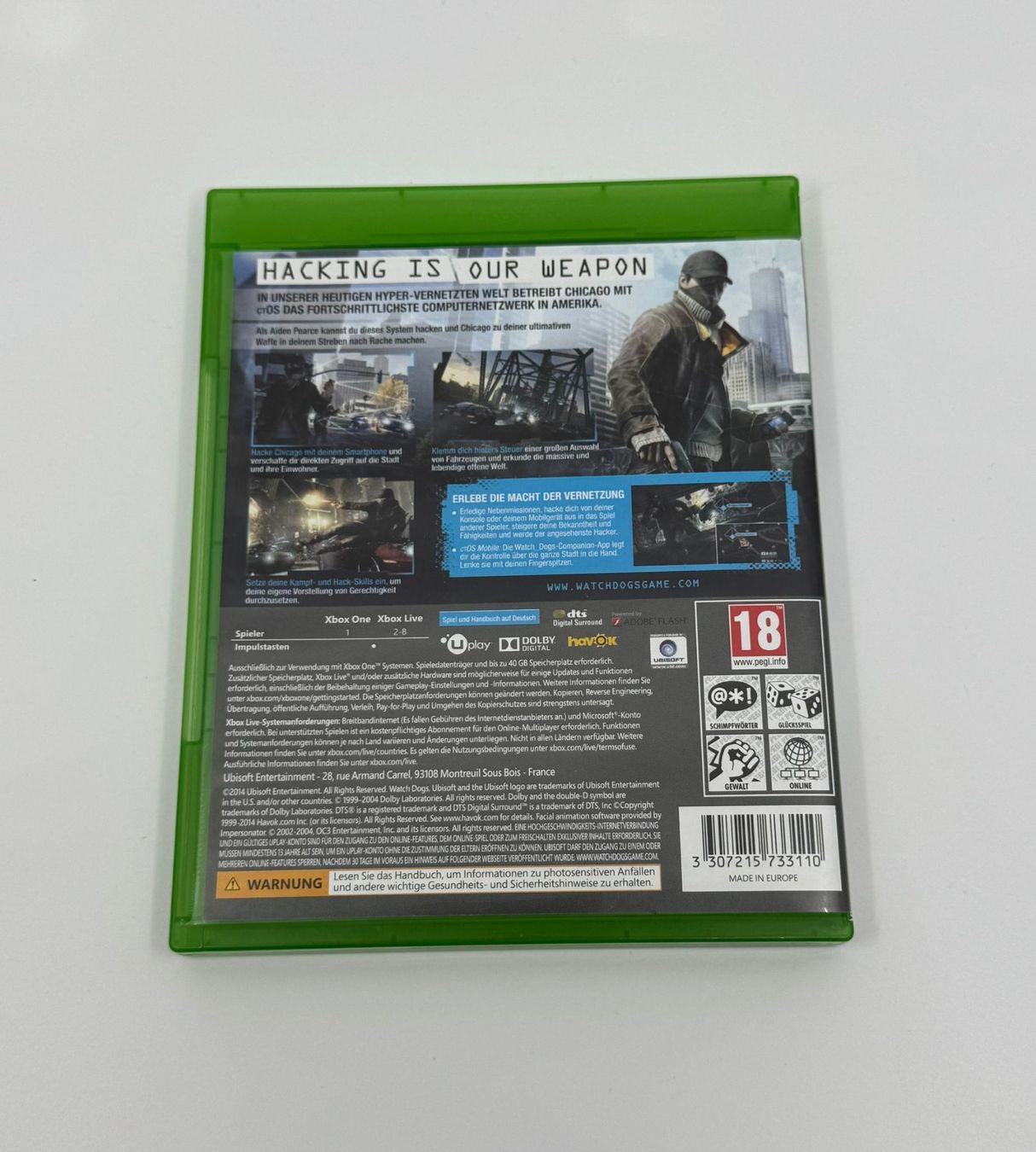 Spiele: Watch Dogs (XBOX One) – Gebraucht aus Herisau von Seyashop1 2