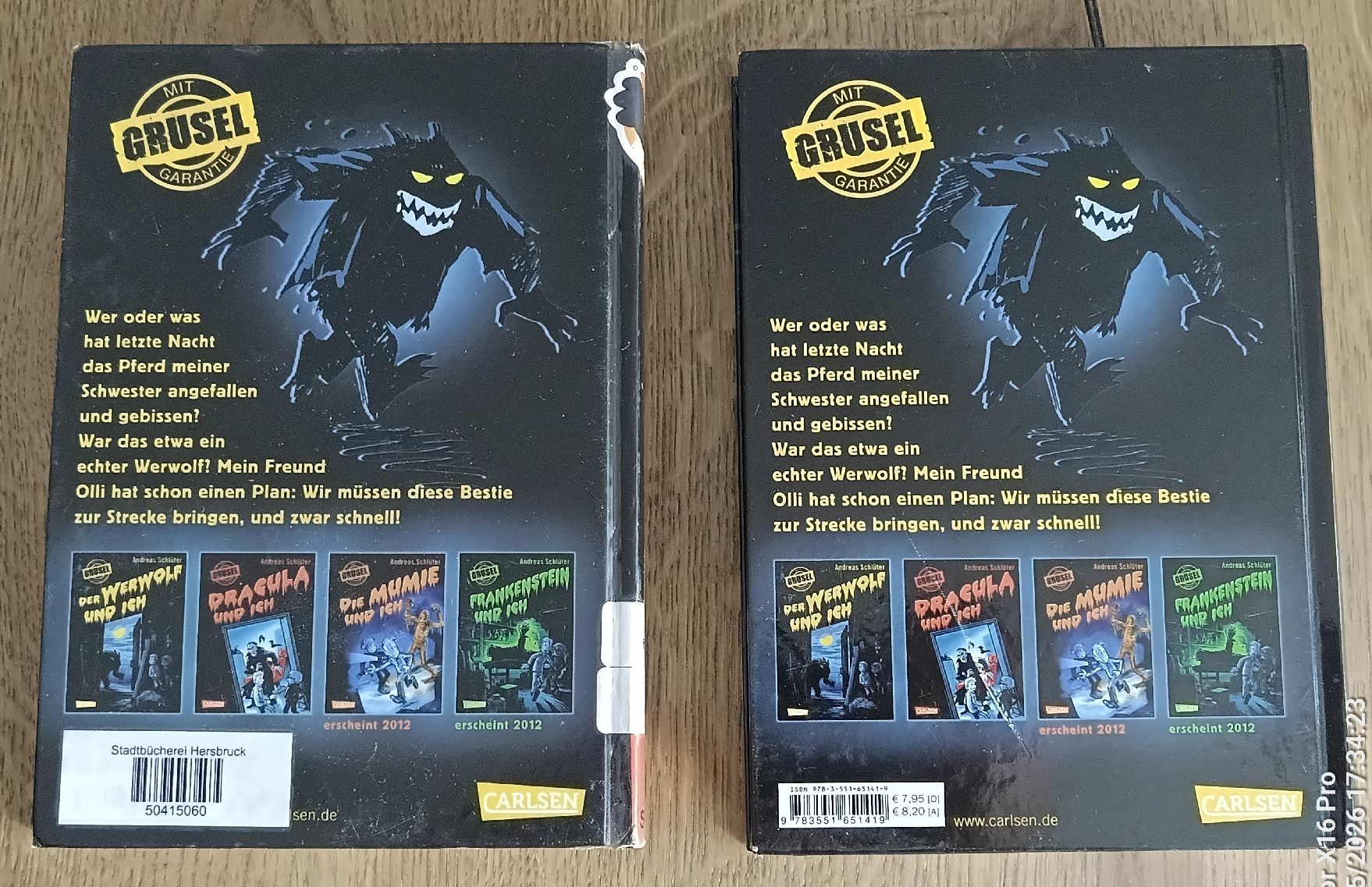 Bücher: Der Werwolf und ich – Gebraucht aus Alchenflüh von roh_6xk8 1