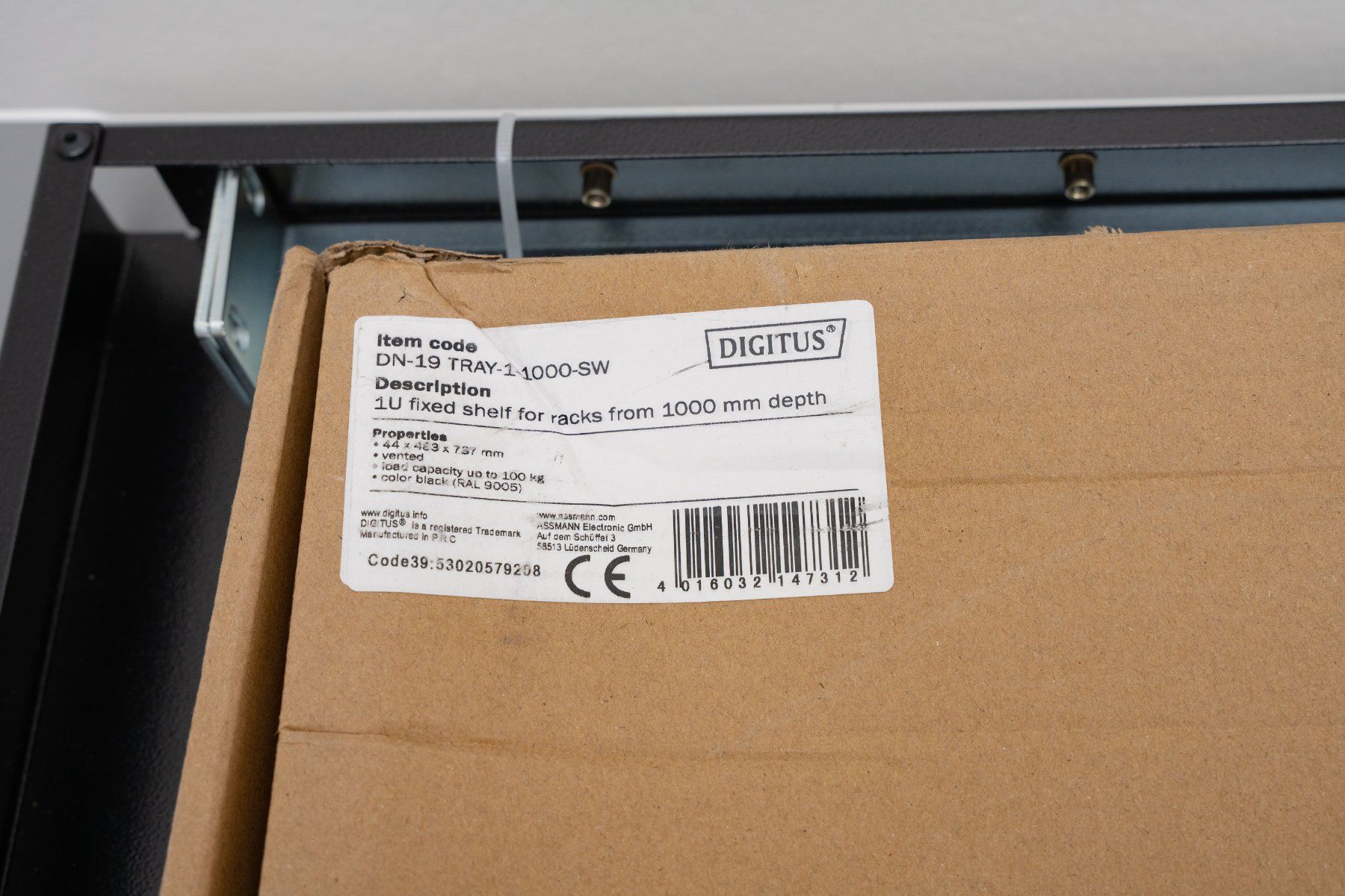 Racks & Cavalletti: Digitus 19" 1HE Schwerlastfachboden – Nuovo (secondo la descrizione) da Dietlikon venduto da phi_j5l6 2