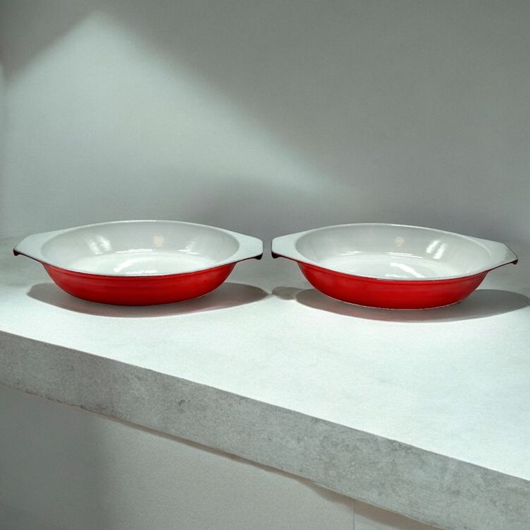 plat à gratin 34x22cm fonte émaillée rouge - 3542rouge CHASSEUR
