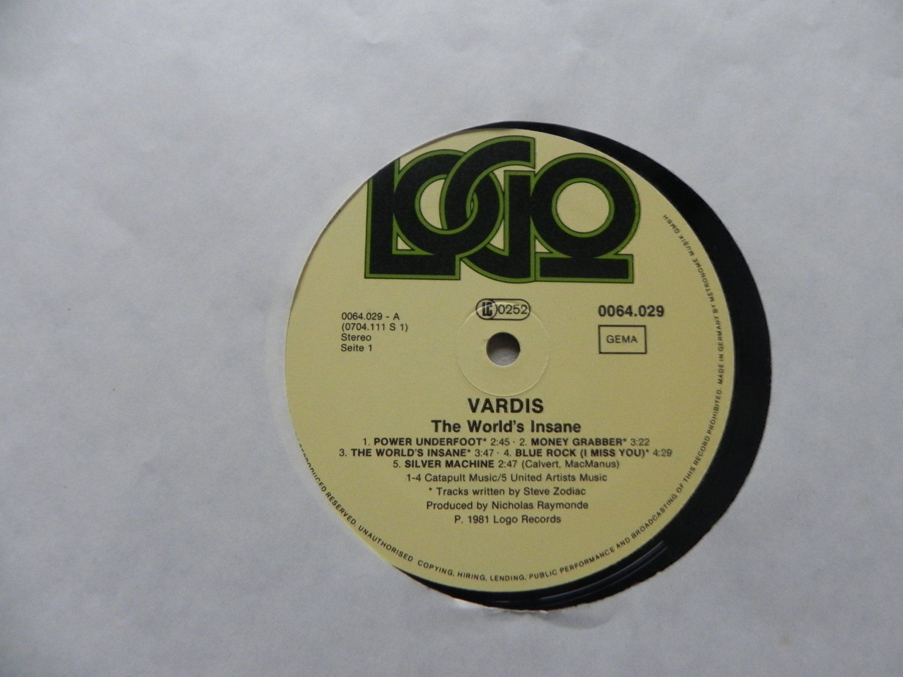 Dischi in vinile: LP Engl. Hardrock Band Vardis 1981 – Usato da Siebnen venduto da krimsie 2