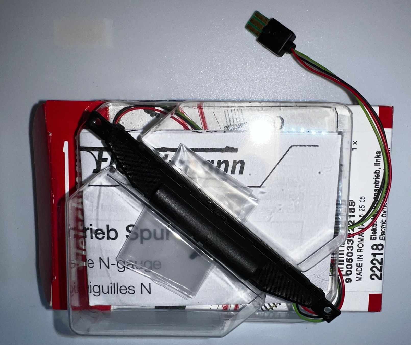 Roco Trains électriques: Roco /Fleischmann, elektr. Weichenantrieb Links (22218) – Neuf avec emballage d'origine à Basel par jonnyhaas 1